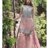fantastic-pink-color-heavy-net-embroidered-moti-work-plazo-suit