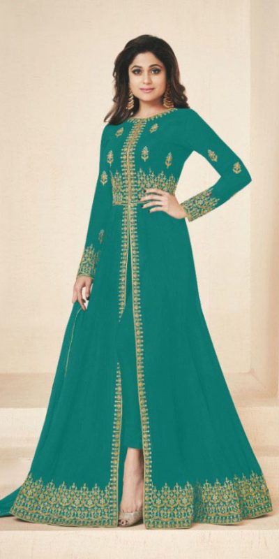 gracious-sea-green-color-heavy-georgette-embroidery-work-long-length-anarkali-suit