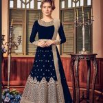impeccable-blue-color-heavy-georgette-embroidery-stone-work-suit