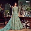 impeccable-skyblue-color-heavy-net-with-embroidery-stone-work-suit