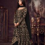 luminous-black-color-heavy-net-embroidered-stone-work-sharara-suit