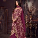 luminous-purple-color-heavy-net-embroidered-stone-work-sharara-suit