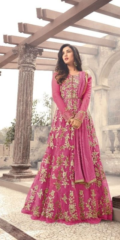 magical-dark-pink-color-heavy-net-embroidered-and-stone-work-anarkali-suit