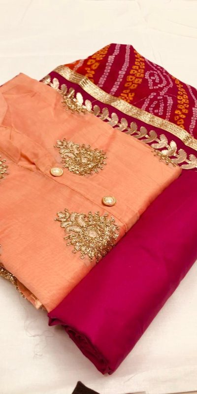 magnificent-orange-color-chanderi-silk-with-glitter-work-salwar-suit