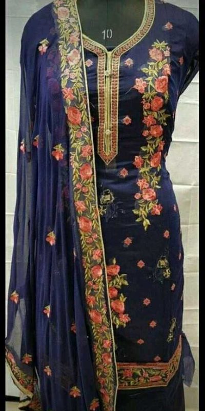 mesmerizing-blue-colored-embroidered-chanderi-silk-dress-material