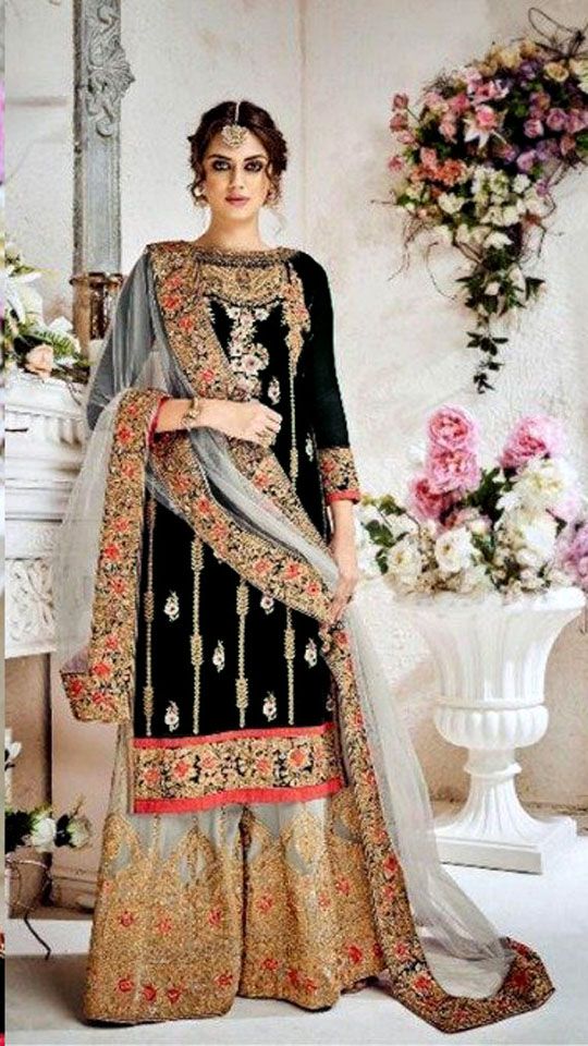 stunning-black-heavy-georgette-embroidered-stone-work-sharara-suit