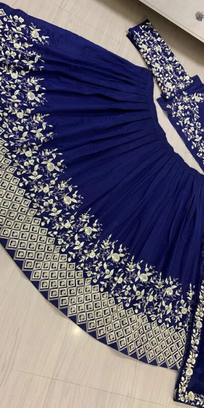 AS 38 Blue Set : 1 Blouse :: 1 Lehenga :: 1 Dupatta Lehenga : Smooth Silk Duppta : Soft Net. 1699/designer embroidery lehenga choli for women | Lehenga, Bollywood Lehenga, Creative Lehenga, Designer Lehenga, Embroidered Lehenga, Party Wear Lehenga