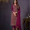 Awesome Pink Heavy Rangoli With Coding Sequence Embroidery Work Salwar Suit