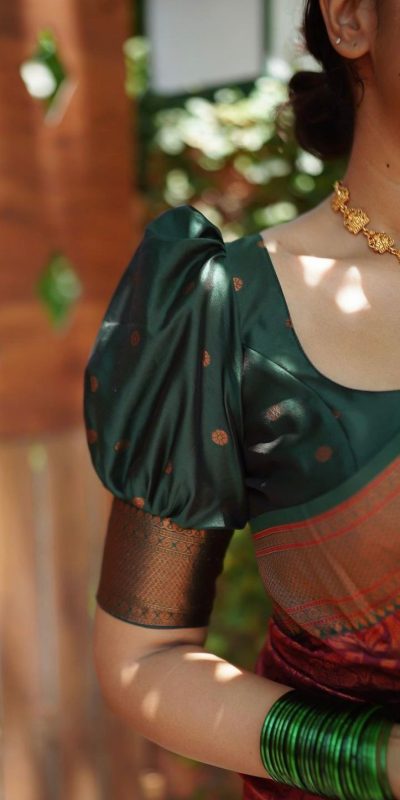 Beautiful Maroon Color Soft Lichi Silk Saree With Ordinary Design Saree