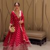 Ravishing Maroon Color Georgette Embroidery Sequence Work Gown