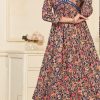 Special Look Blue Color Heavy Rayon Print with Foil Work  Kurti