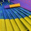 Traditional Royal Blue Color Soft Kanjivaram Jacquard Saree