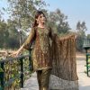 Cute Grey Color Faux Georgette Embroidery Sequence Work Salwar Suit