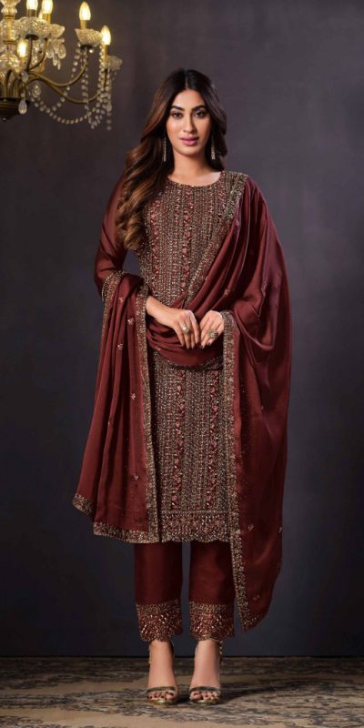 awesome-brown-heavy-rangoli-with-coding-sequence-embroidery-work-salwar-suit