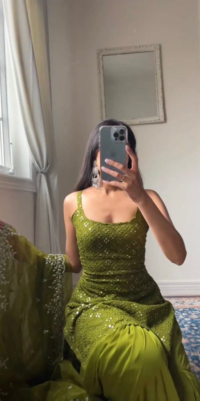 beautiful-green-color-embroidery-with-sequence-work-sharara