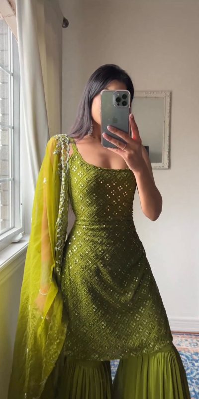 beautiful-green-color-embroidery-with-sequence-work-sharara