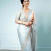 Exotic Sky Blue Color Special Organza Saree
