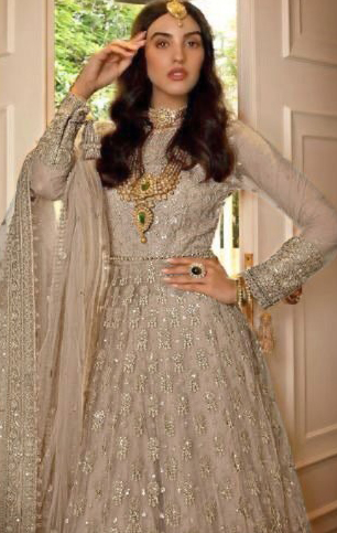 FC 194 Off White Color Net Embroidery And Mirror work Anarkali Suit Wedding, Party, Festive, Events Etc. Expected 4-6 Working Days @1999/- | Anarkali Suits, Bollywood Anarkali, Creative-Anarkali, Designer Anarkali, Embroidered Anarkali, Party Wear Anarkali