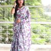 Exquisite Light Purple Color Devsena Soft Silk Saree Digital Saree