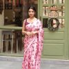 Luminous Light Pink Heavy Devsena Soft Silk Digital Printed Saree