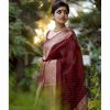 KP 4012 Maroon Color Soft Lichi Silk Cloth Beautiful Rich Pallu Saree Casual, Party Wear, Wedding, Events Etc.   Expected Delivery 4-6 Working Days @ 1349 | Sarees, Bollywood Sarees, Creative Sarees, Designer Sarees, Embroidered Sarees, Ethnic Saree, Modern Digital sarees, Party Wear Sarees