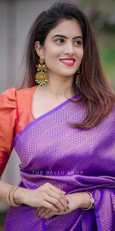 KP 4099 Purple Color Soft Lichi Silk Cloth Rich Pallu All Over Saree Events Casual, Wedding, Festive, Events Etc. Expected Delivery  4-6 Working Days @1349/- | Sarees, Bollywood Sarees, Creative Sarees, Designer Sarees, Embroidered Sarees, Ethnic Saree, Modern Digital sarees, Party Wear Sarees