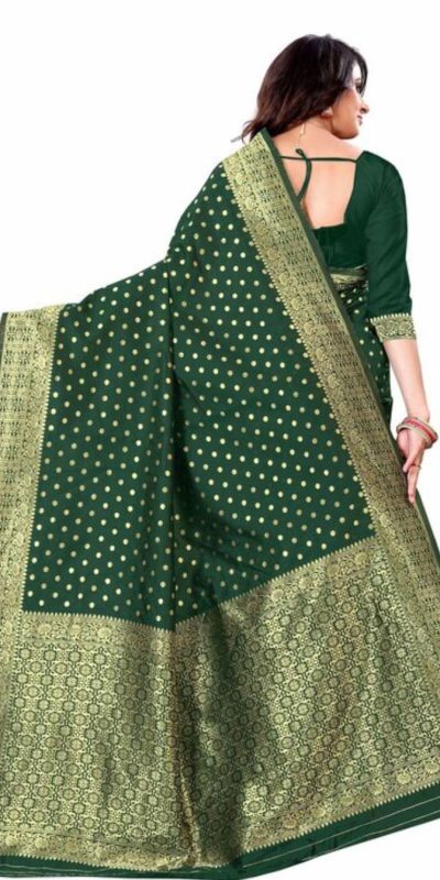 KP 4012 Stone Green Color Soft Lichi Silk Cloth Rich Pallu Work Saree Casual, Party Wear, Wedding, Events Etc.   Expected Delivery 4-6 Working Days @ 1349/- | Sarees, Bollywood Sarees, Creative Sarees, Designer Sarees, Embroidered Sarees, Ethnic Saree, Modern Digital sarees, Party Wear Sarees