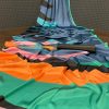 Aglow Blue Color Devsena Soft Silk Digital Printed Work Saree