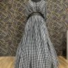 Beautiful Black Color Georgette Digital Printed Hand Khatli Gown