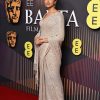 Deepika Padukone Golden Color Georgette Fancy Sequence Saree