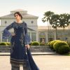 Elegant Blue Color Georgette Embroidered Sequence Salwar Suit