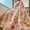 Graceful White Color Plain Linen Digital Printed All Over Saree