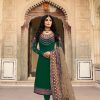 Musical Green Color Georgette Embroidered Sequence Salwar Suit