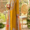 Pretty Yellow Color Georgette Embroidery Sequence Salwar Suit