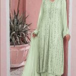 Special Green Color Georgette Embroidered Sequence Salwar Suit