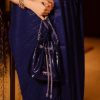 Sublime Blue Color Georgette Thread With Sequence Work Saree