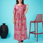 Glamorous Pink Color Rayon Foil Print With Dori Pattern Gown