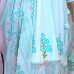 Majestic Blue Color Georgette Embroidery Sequence Work Gown