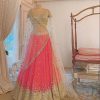 Perfect Pink Color Soft Mono Net Embroidered Lehenga Choli