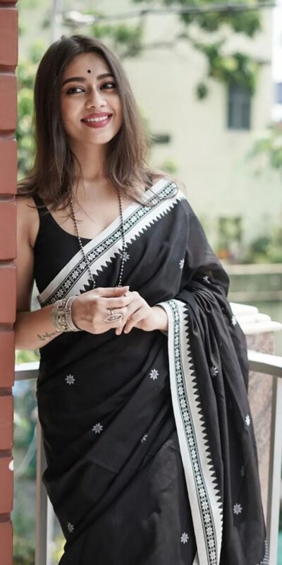 KP 5074 Black Color Soft Lilan Slab Weaving Work Saree Casual, Party Wear, Wedding, Events Etc. Expected Delivery 4-6 Working Days @1449/- | Sarees, Bollywood Sarees, Creative Sarees, Designer Sarees, Embroidered Sarees, Ethnic Saree, Modern Digital sarees, Party Wear Sarees