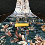 Adorable Dark Green Color Devsena Soft Silk Digital Printed Saree