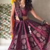 Aglow Pink Color Rayon Printed Silk Work Lehenga Choli