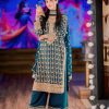 Fancy Blue Color Georgette Sequences Embroidered Salwar Suit