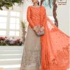 Fine Grey Color Heavy Net Sequence Embroidery Salwar Suit
