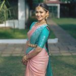 Graceful Peach Color Soft Lichi Silk Ordinary Design Pallu Saree