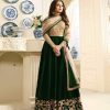 Grand Green Color Mono Net Heavy Phantom Sharara Suit