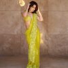 Raashi Khanna Mastered Color Tabby Silk Thread Sequence Saree