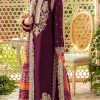 Sightly Purple Color Georgette Embroidery Work Salwar Suit