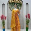 Alluring Yellow Color Foix Georgette Digital Printed Salwar Suit