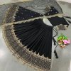 Fancy Black Color Georgette Embroidery Lehenga Choli